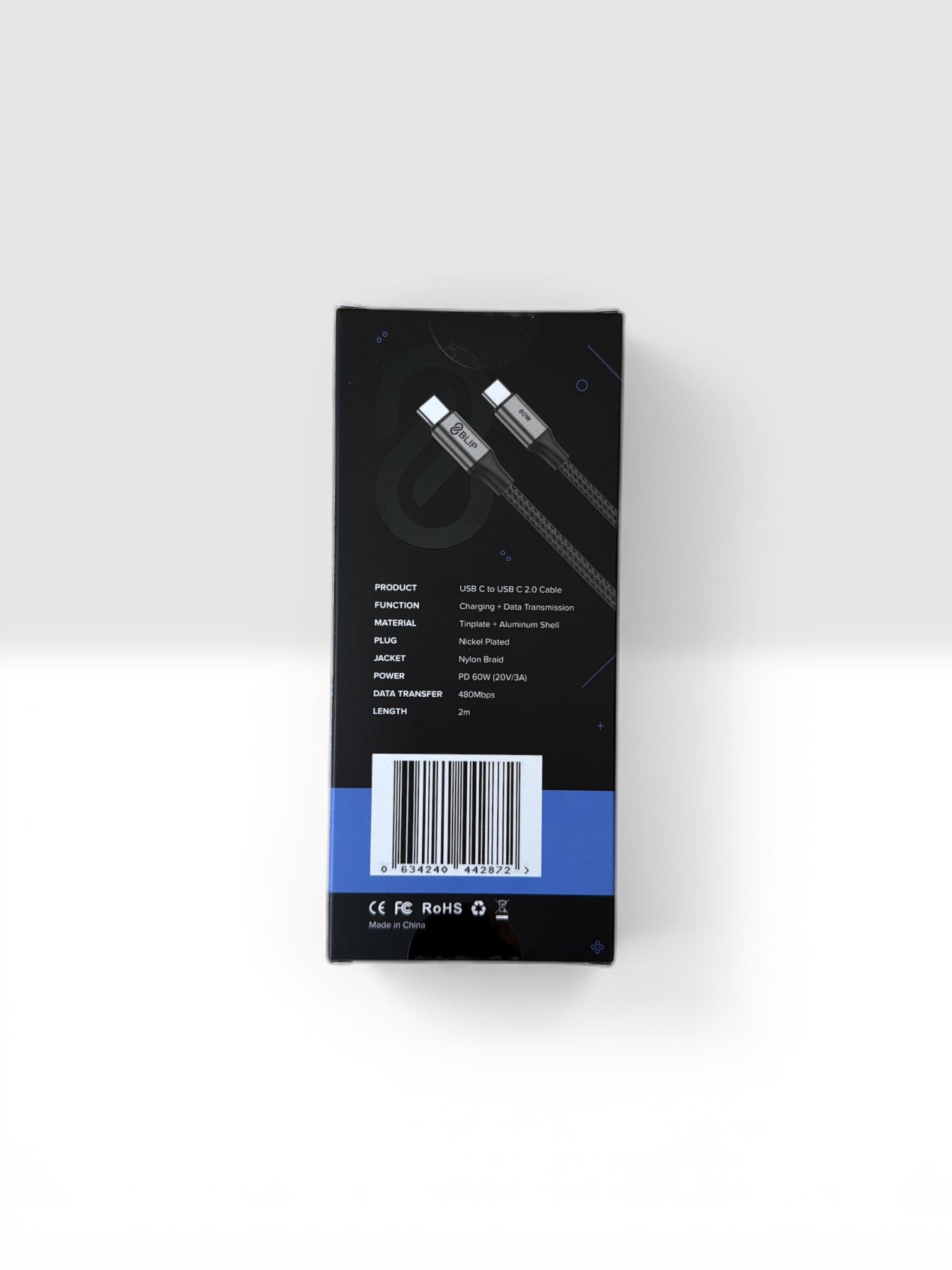USB-C to USB-C Cable (2m)